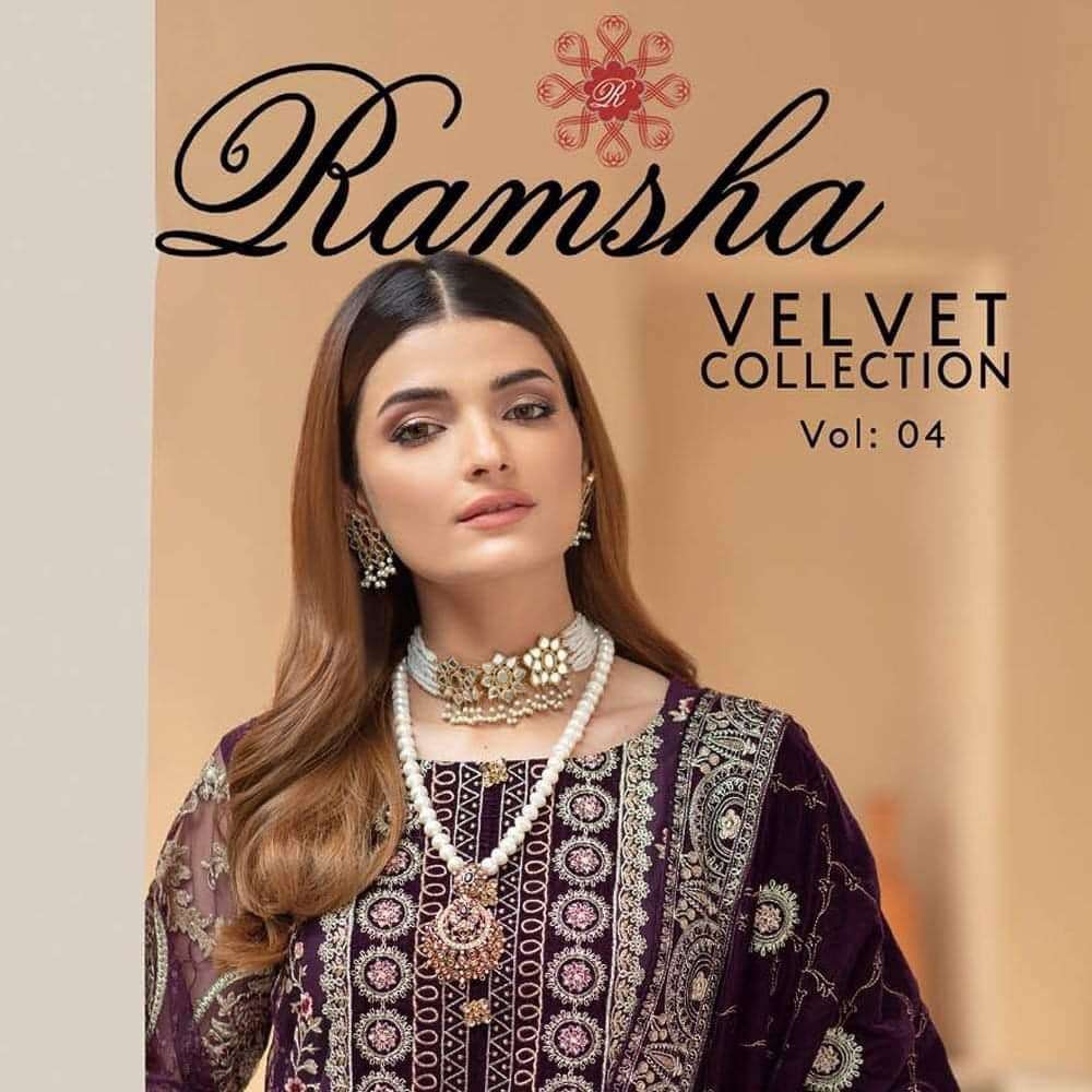 Ramsha velvet collection vol 4